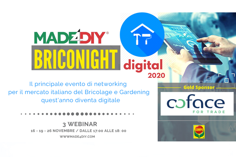 Briconight 2020: l’evento di Made4Diy diventa digitale