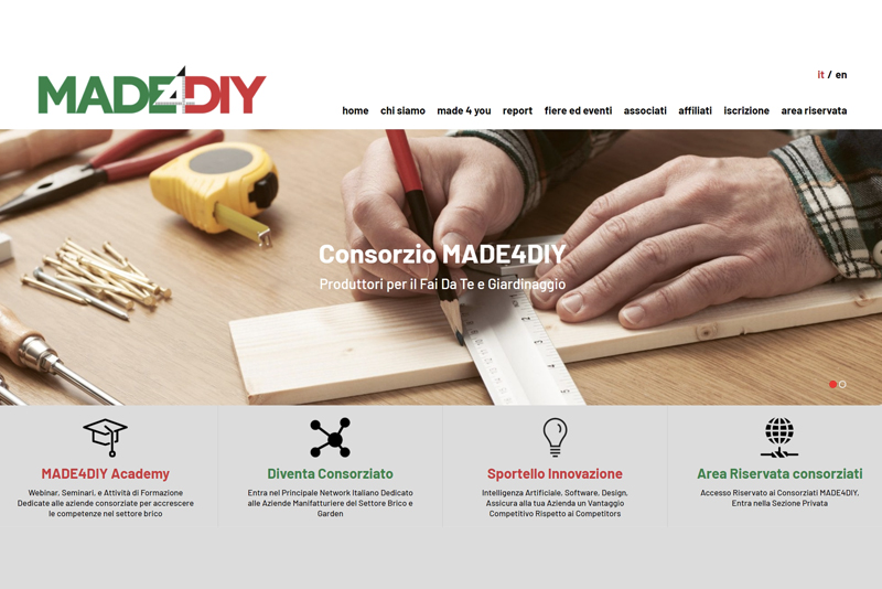 Made4Diy lancia il nuovo sito web